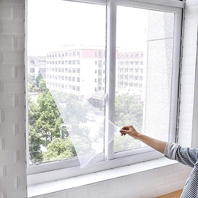 Household Articles Fly Bug Mosquito Net Door Window Net Netting Mesh Screen Curtain Protector Flyscreen Insect DIY, Size:2X1.5Cm(White) Toilet Paper (Color : White) image number 1