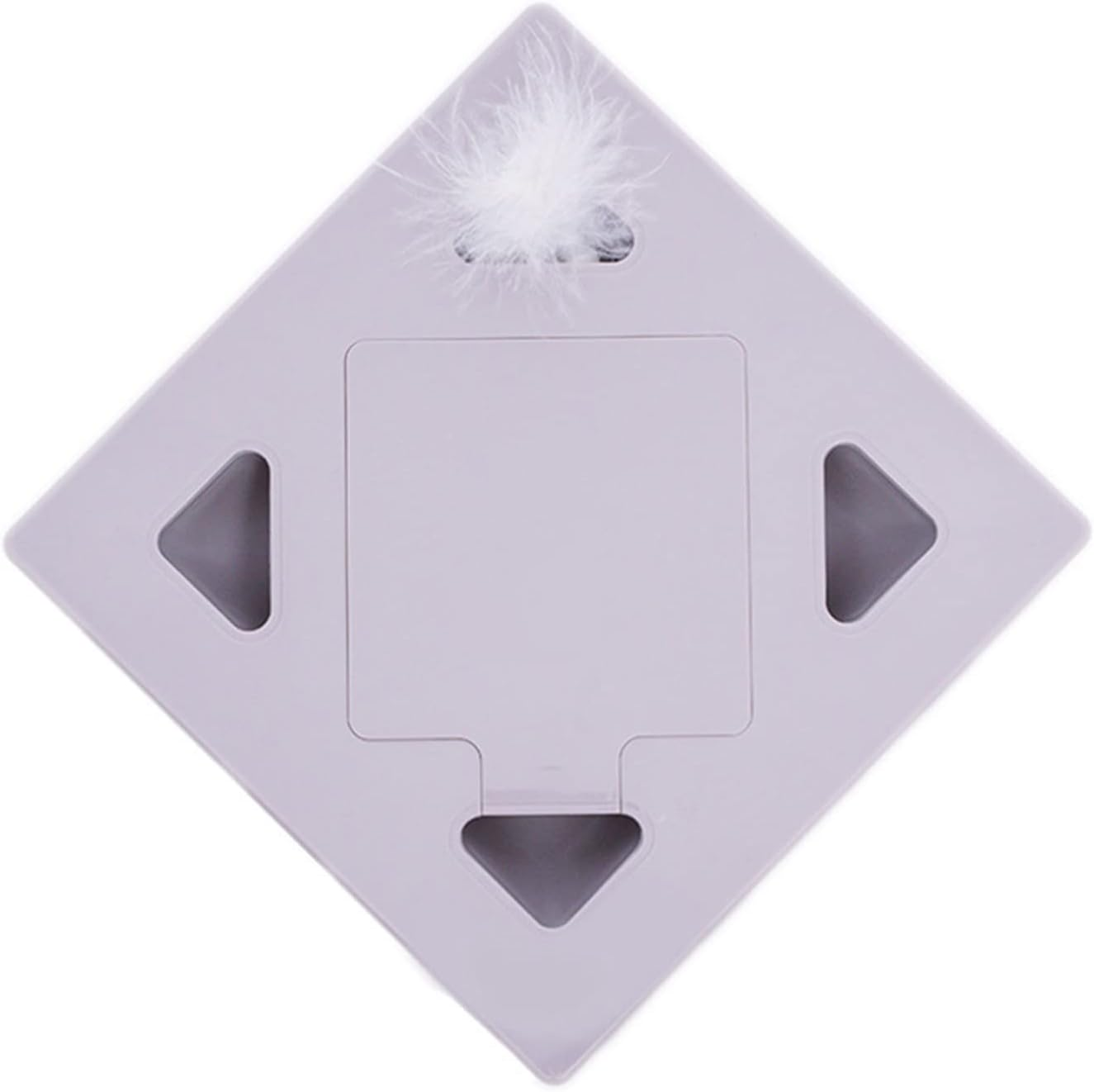 Durable Cat Toys, Automatic Funny Cat Box with 7 Holes Automatic Feather Mice Obsessed Fun Interactive Cat Toy Durable Catnip Toys for Indoor Outdoor/815 (Color : Purple) image number 1