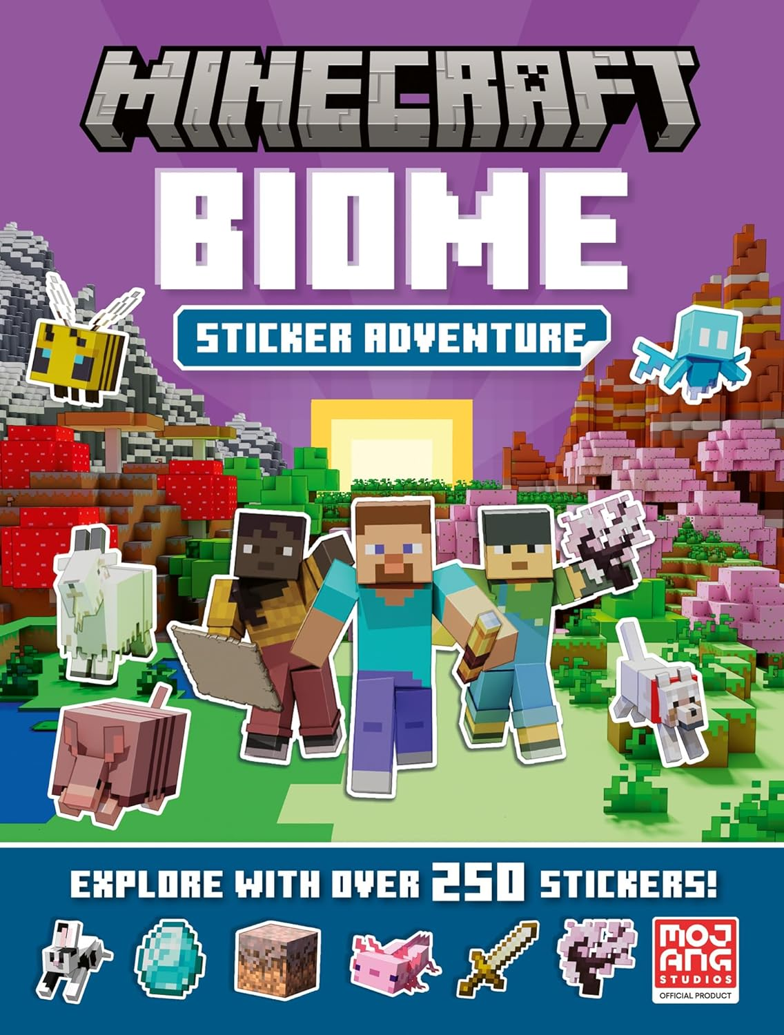 Minecraft Sticker Adventure Biome: Explore the World of Minecraft in a Brand-New Official Sticker Activity Book for Kids Who Love Gaming Activities! image number 1