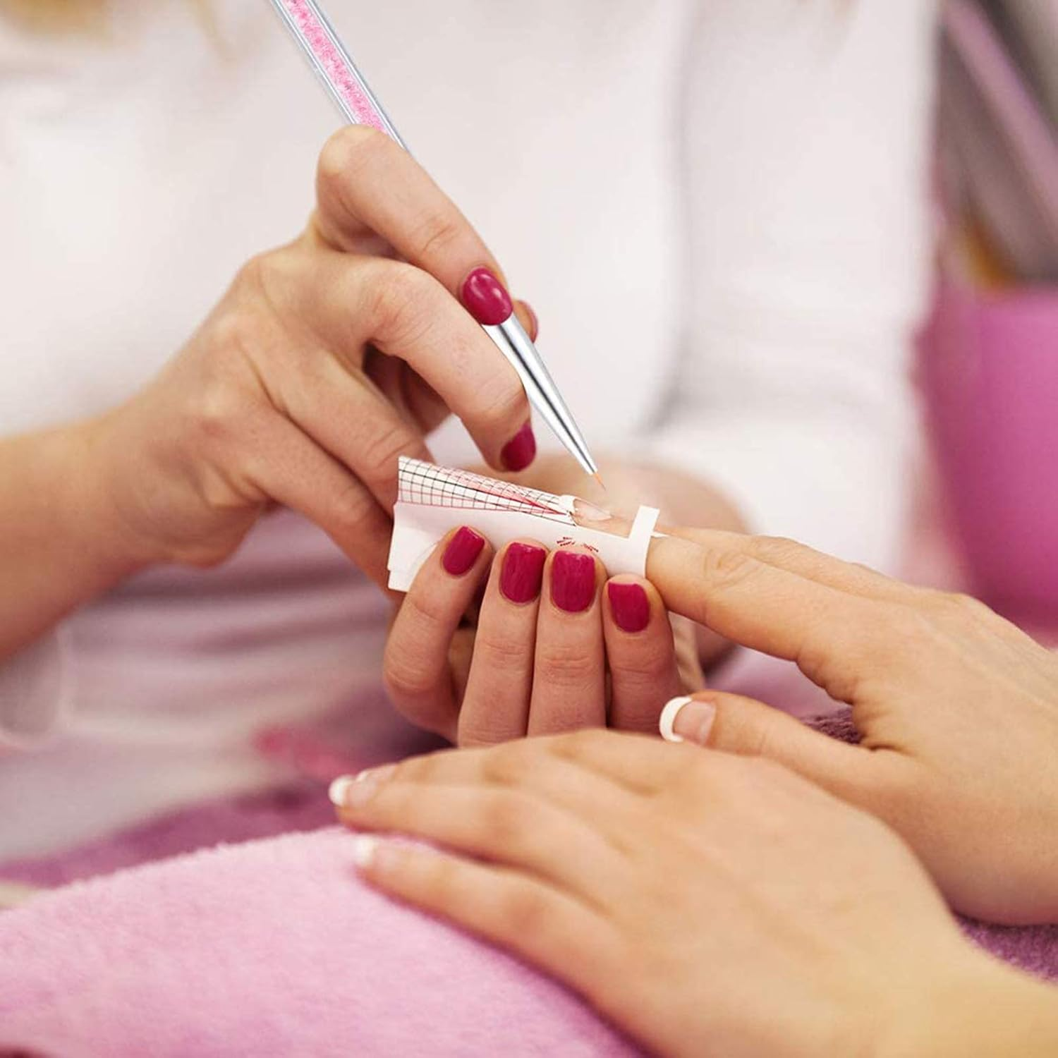 1Nails Arts Brushes 5Pcs UV Painting Design Brush Pen Nail Dotting Painting Drawing Pen image number 1