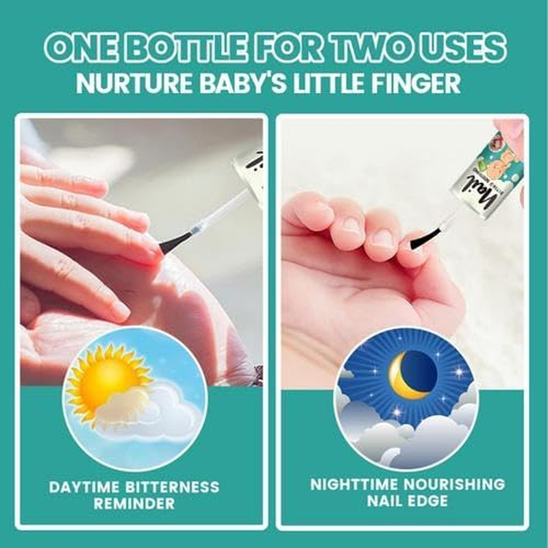 Anti Nail Biting Polish, Stop Nail Biting with Anti-Bite Nail Polish - Rapid Treatment for Adults & Kids - Clear Stop Repair Varnish - Simple Application for Bite Prevention image number 4