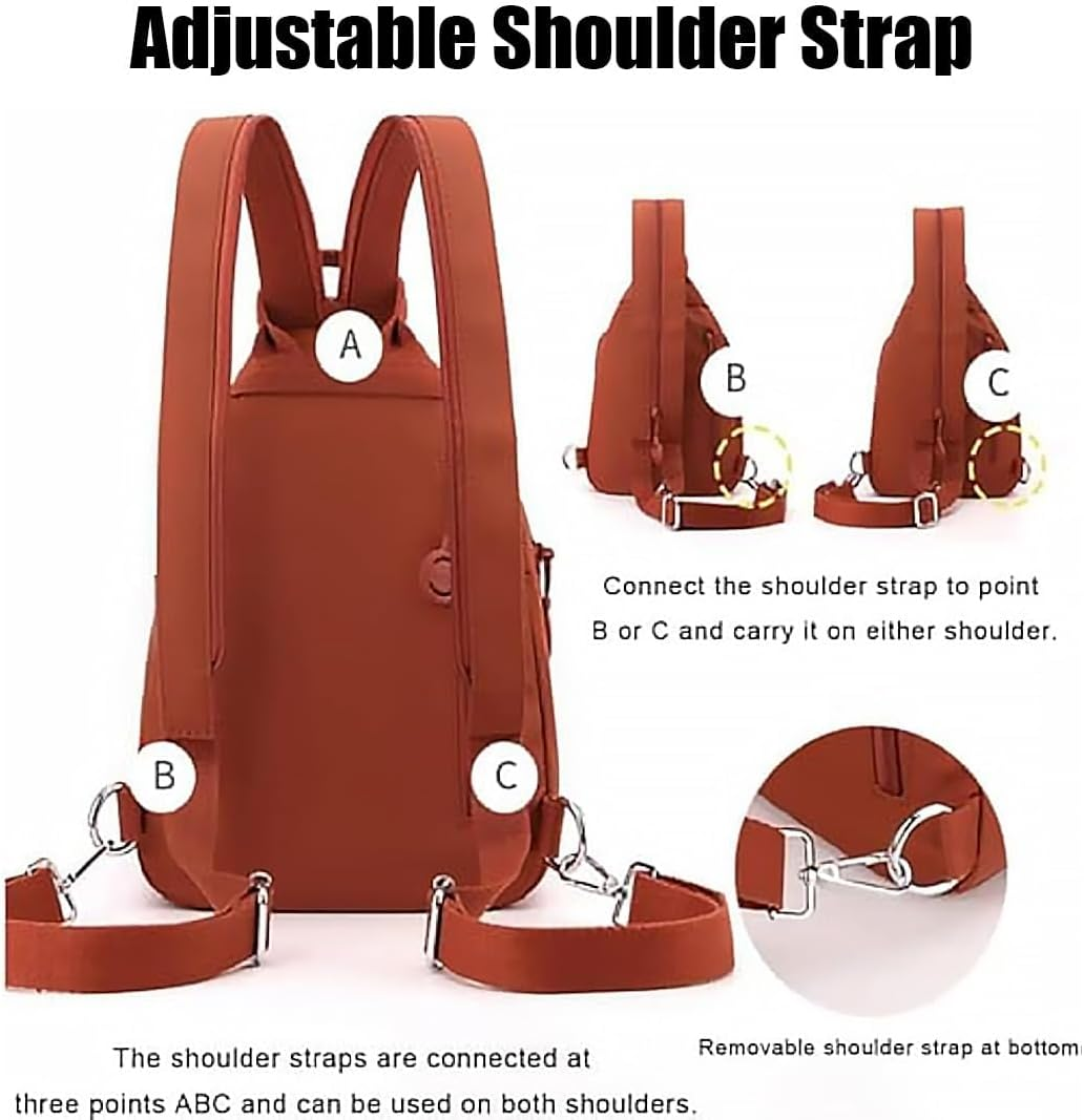 Waterproof 2-Way Commuter Bag - Convertible 3-In-1 Travel Tote/Backpack/Crossbody, Anti-Theft Hidden Pockets, Oxford Fabric