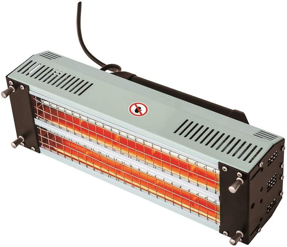 Solary Baking Infrared Paint Curing Lamp, 1600W 220V IR2 Handheld Short Wave Infrared Paint Drying Light, Car Bodywork Repair Tool image number 5