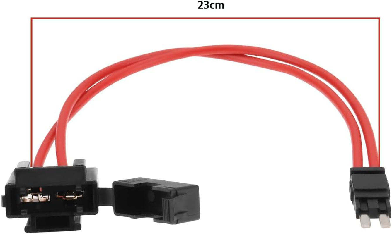 Be in Your Mind 2Pcs 32V 5A Micro 2 Fuse Holder Extension Wire 16WAG Car Modification Acc Fuse Box Power Socket Extension for Car Auto Fuse Connector