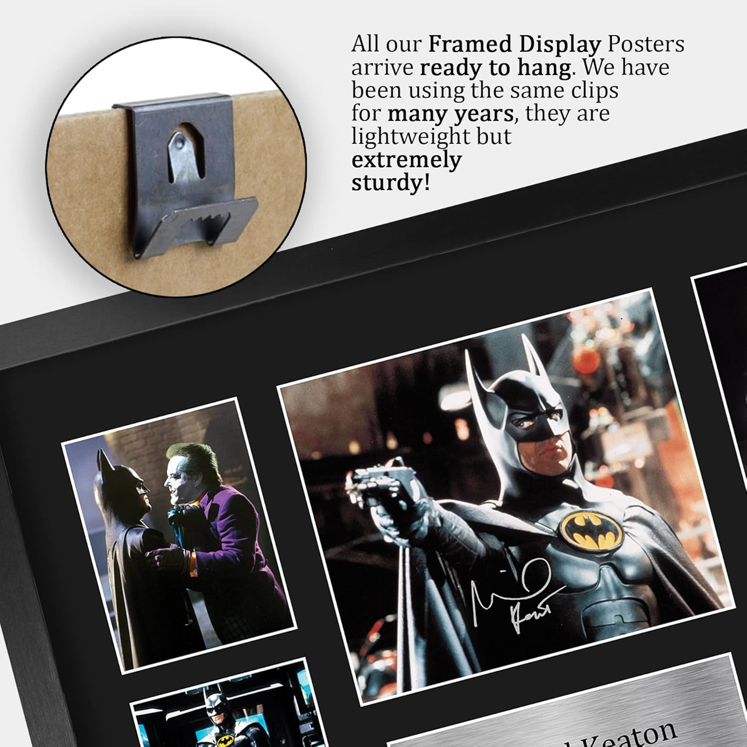 HWC Trading FR A3 Michael Keaton Batman Gifts Printed Signed Autograph Picture for Movie Memorabilia Fans - A3 Framed - (A3 Framed) Michael Keaton Display image number 4