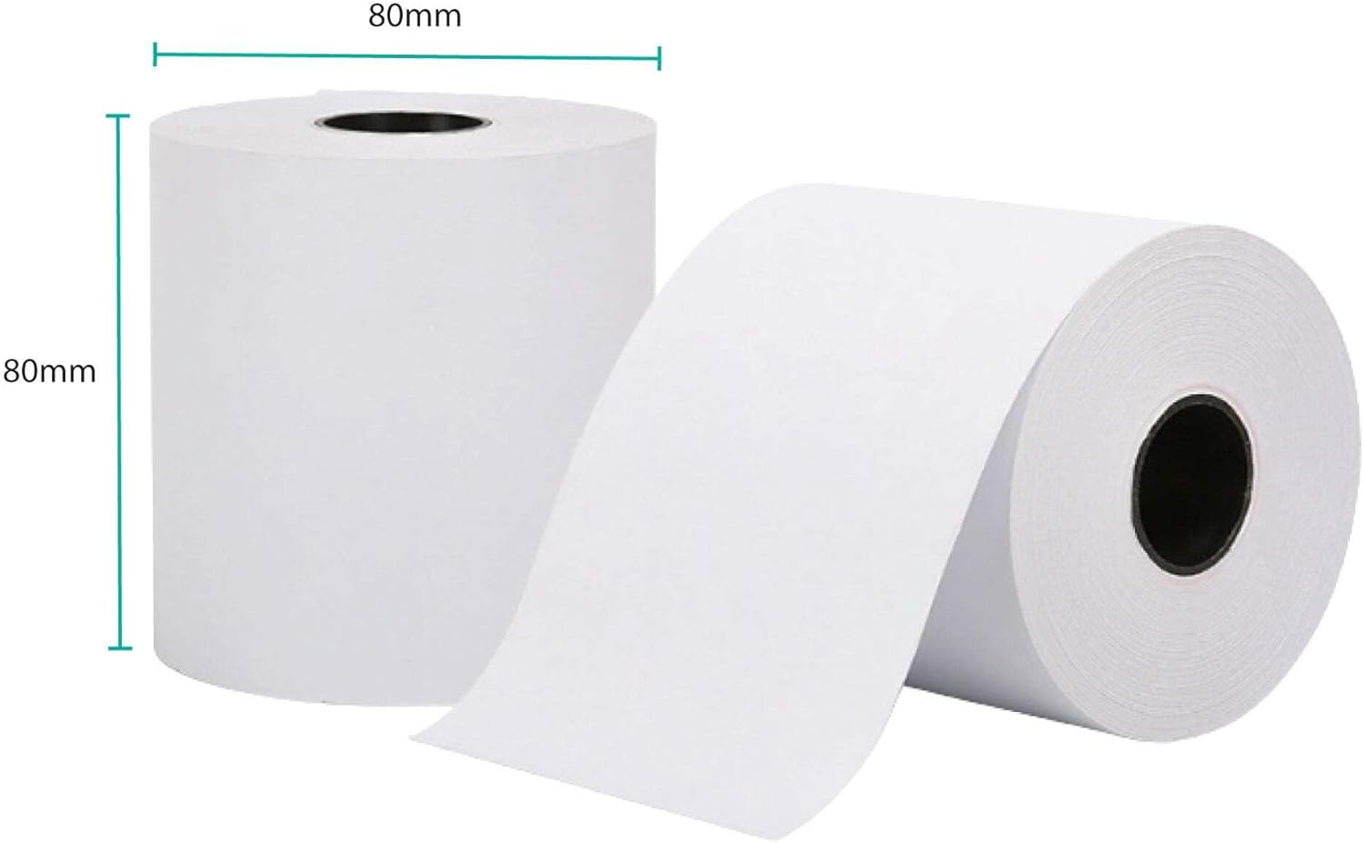 10X Thermal Paper Rolls 80X80Mm - 47.5M Register EFTPOS POS Receipt Bulk image number 4