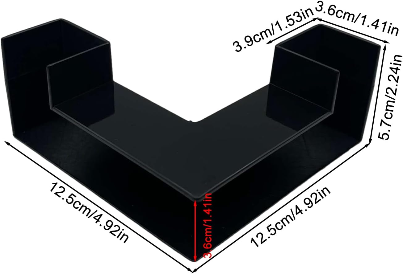 Betta Fish Tunnel - Cave, Compact Cover | 4.92X4.92X2.24In Safe Hide Space with Smooth Edges, Under-Gravel Aquarium Accessory for Catfish Rest Zone and Aquatic Tank Enrichment