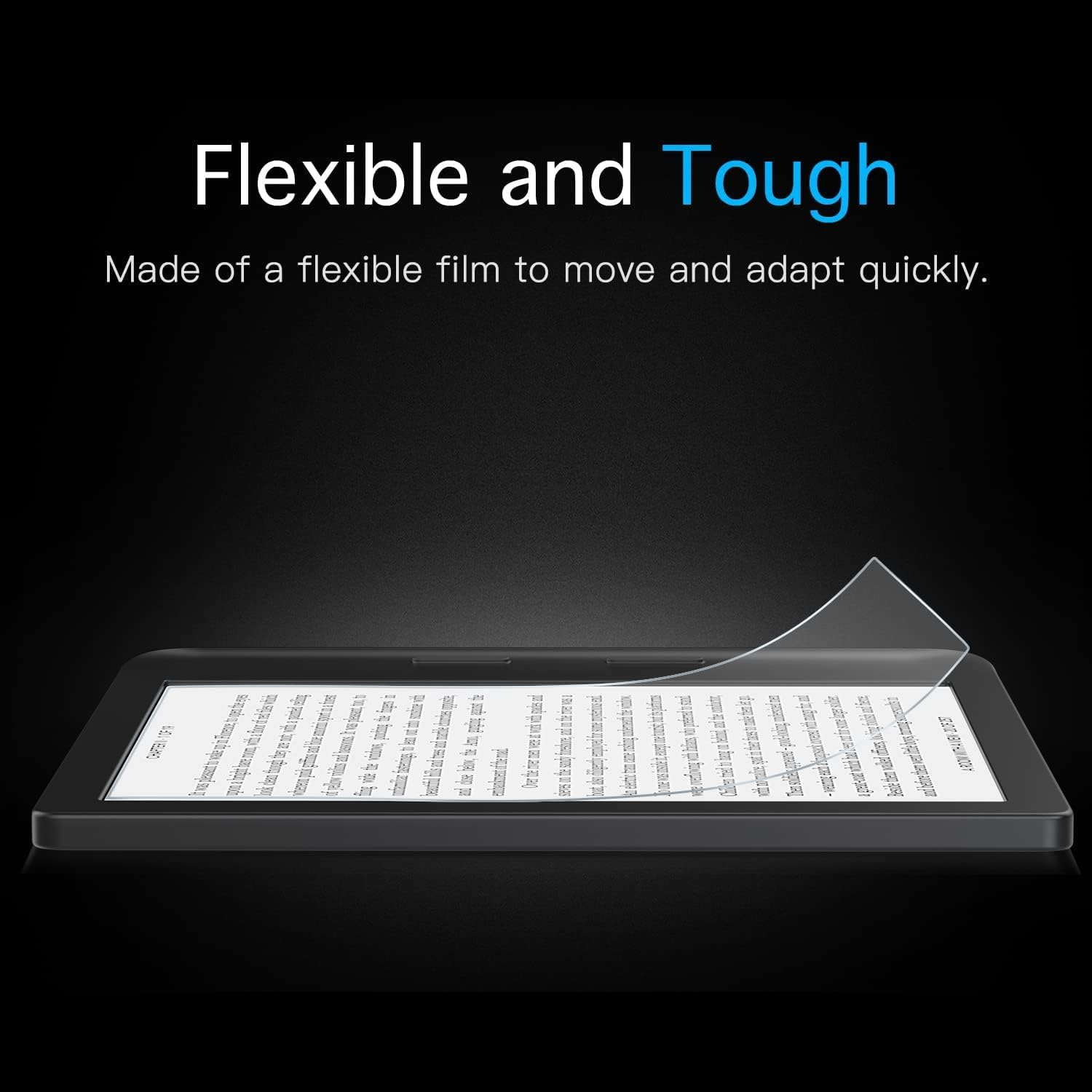 【2 Pack】T Tersely Screen Protector for Kobo Libra 2 (7 Inch), Premium High Definition PET Protective Film for Kobo Libra 2 image number 3