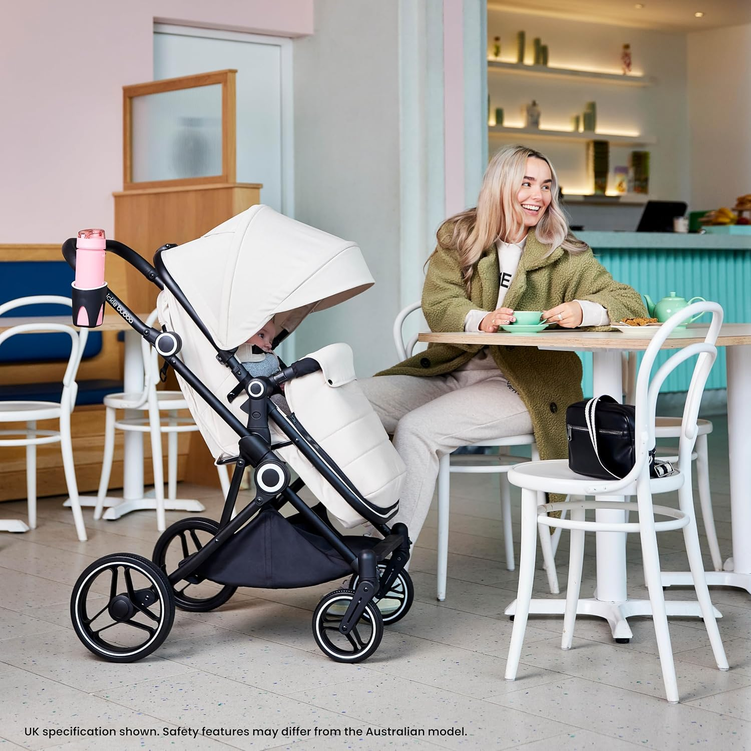 Ickle Bubba Atom All-In-One Four Wheel Convertible Stroller (Black) image number 4