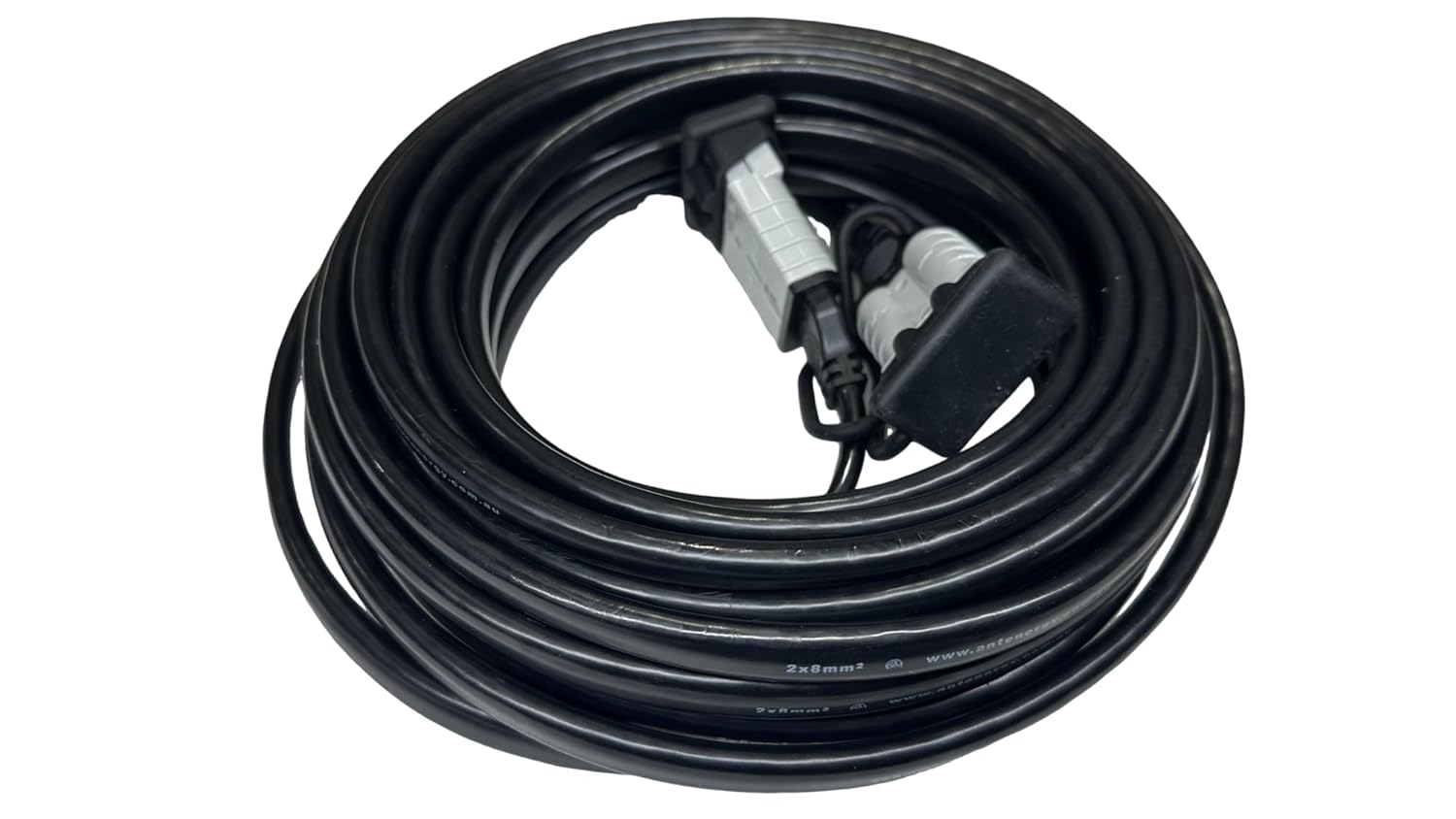 ANTPAK 10M 8Mm&sup2; Dual Core Cable with Anderson Plugs, Black/Red, V90 PVC Insulated (With Anderson Plug) image number 6