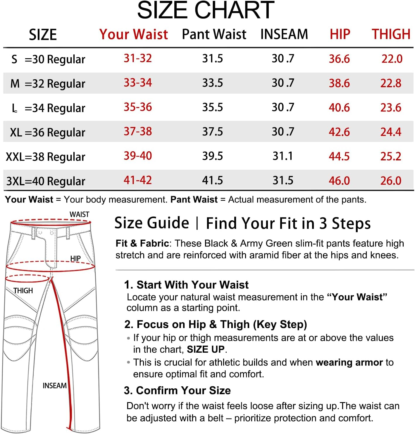 Ctbqitom Motorcycle Pants for Men with Protective Lining for Motocross Motorbike Dirt Bike Jeans CE Armored Riding Pants image number 3