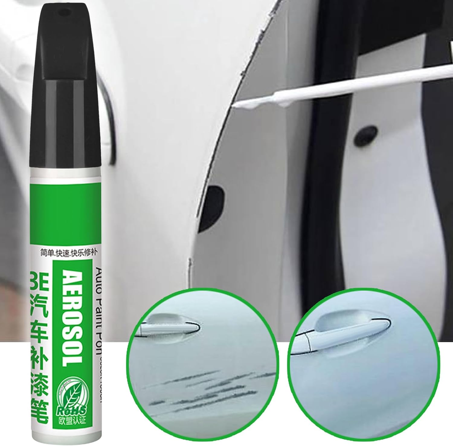 Car Scratch Remover Pen - 12Ml Scratch Remover Marker | Waterproof Car Touch up Paint | for Rim Metal Interior Detailing Craft Projects Office Art image number 4