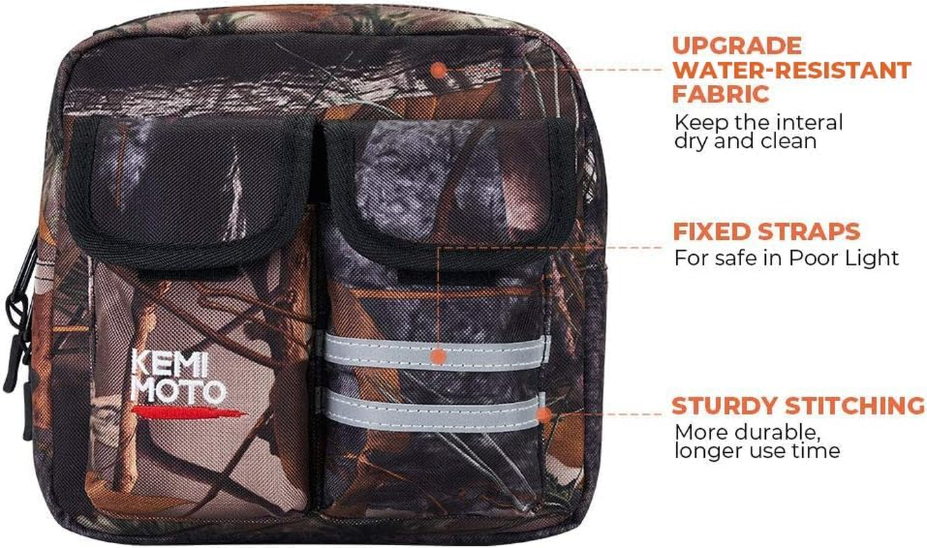 KEMIMOTO ATV Tank Bag Waterproof Cooler ATV Accessories Motorcycle Saddle Bag Compatible with Most ATV and Snowmobile Bicycle image number 5