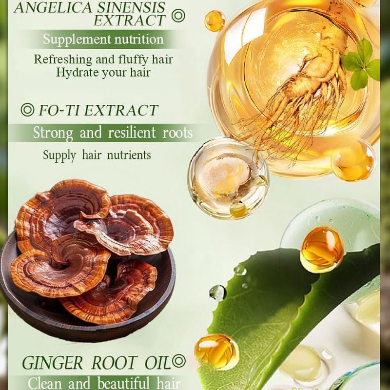 Nature Triangle Shampoo Bar, and Platycladus Orientalis Leaf & Usman Shampoo Bars to Promote Hair Growth, Strengthen and Smooth Hair for Women & Men (1PCSF) image number 2