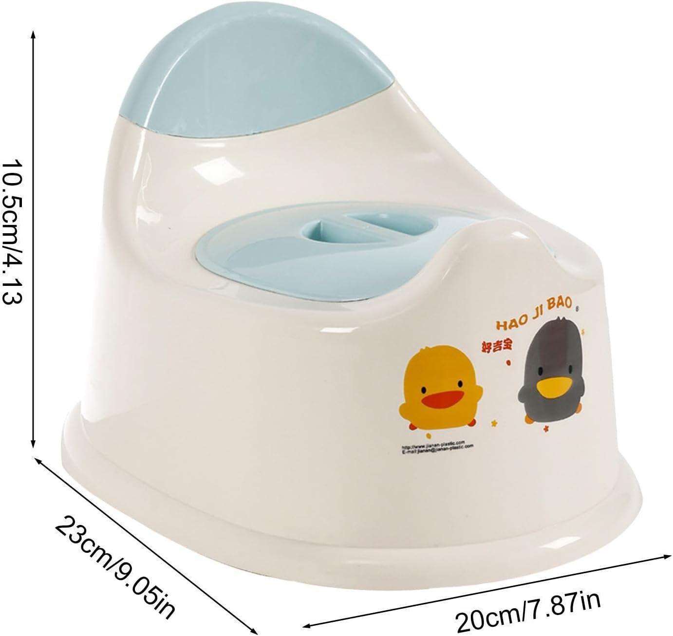 PUCHEN Toddler Potty Training Toilet Seat - Lightweight, Spill Proof, Easy Cleaning, Blue or Pink, Ages 1-6