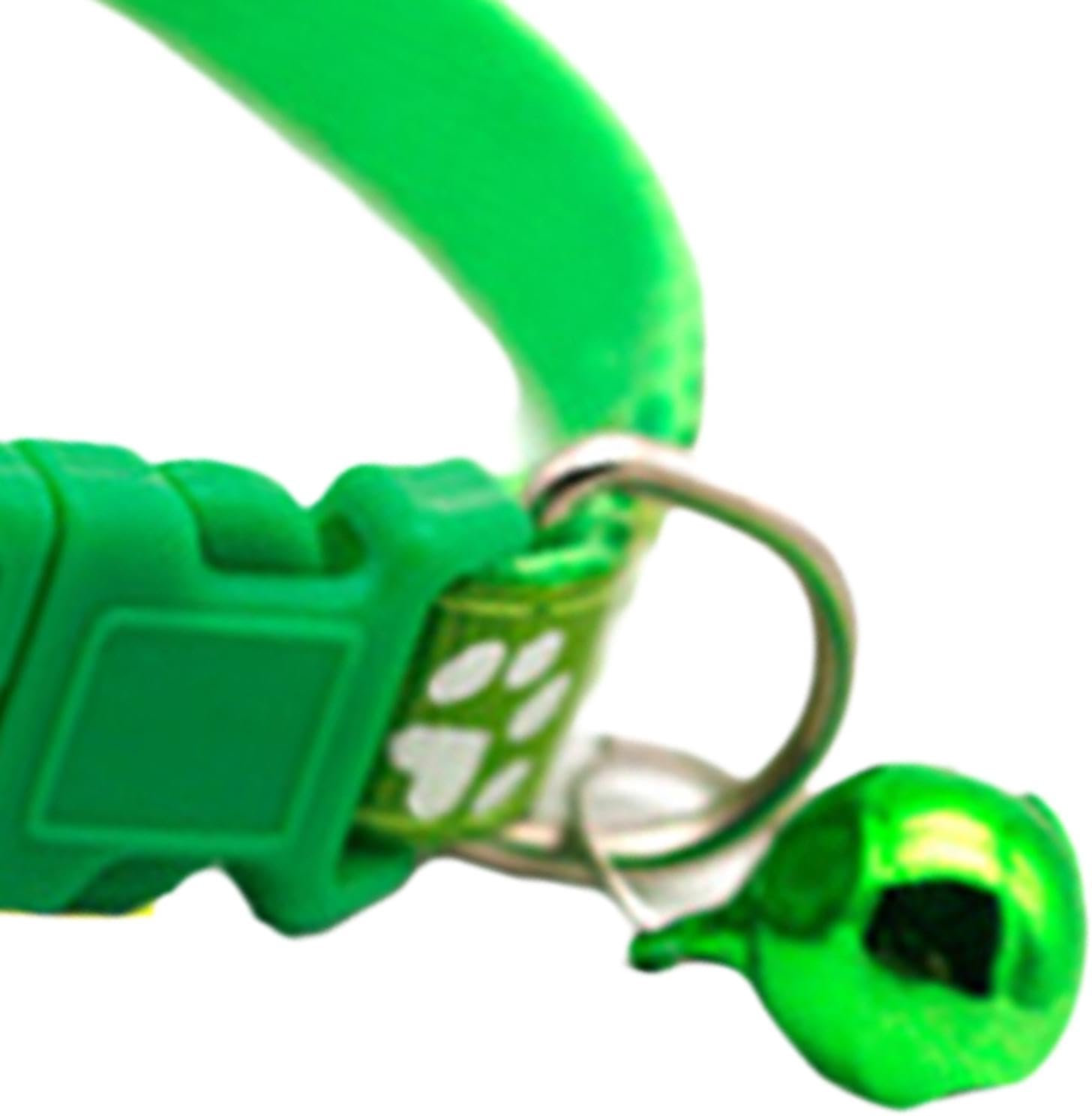 Generic 5X Cat Choker Bell Pet Choker with Bell Pendant Lightweight Cat Necklace Dog Bell Choker for Kitten Small Dog Cat Pet Accessories Walking image number 5