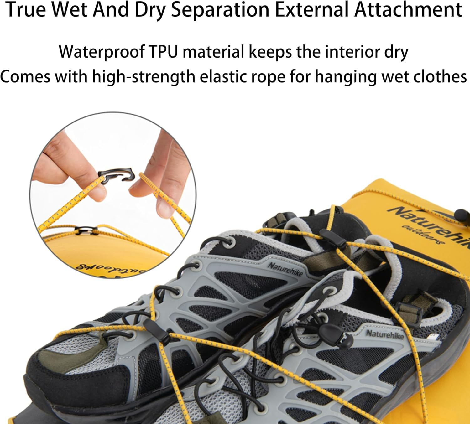 Naturehike Waterproof Backpack for Men, Hiking Backpack Waterproof Outdoor Day Pack, Lightweight Camping Travel 20L/30L/40L image number 5