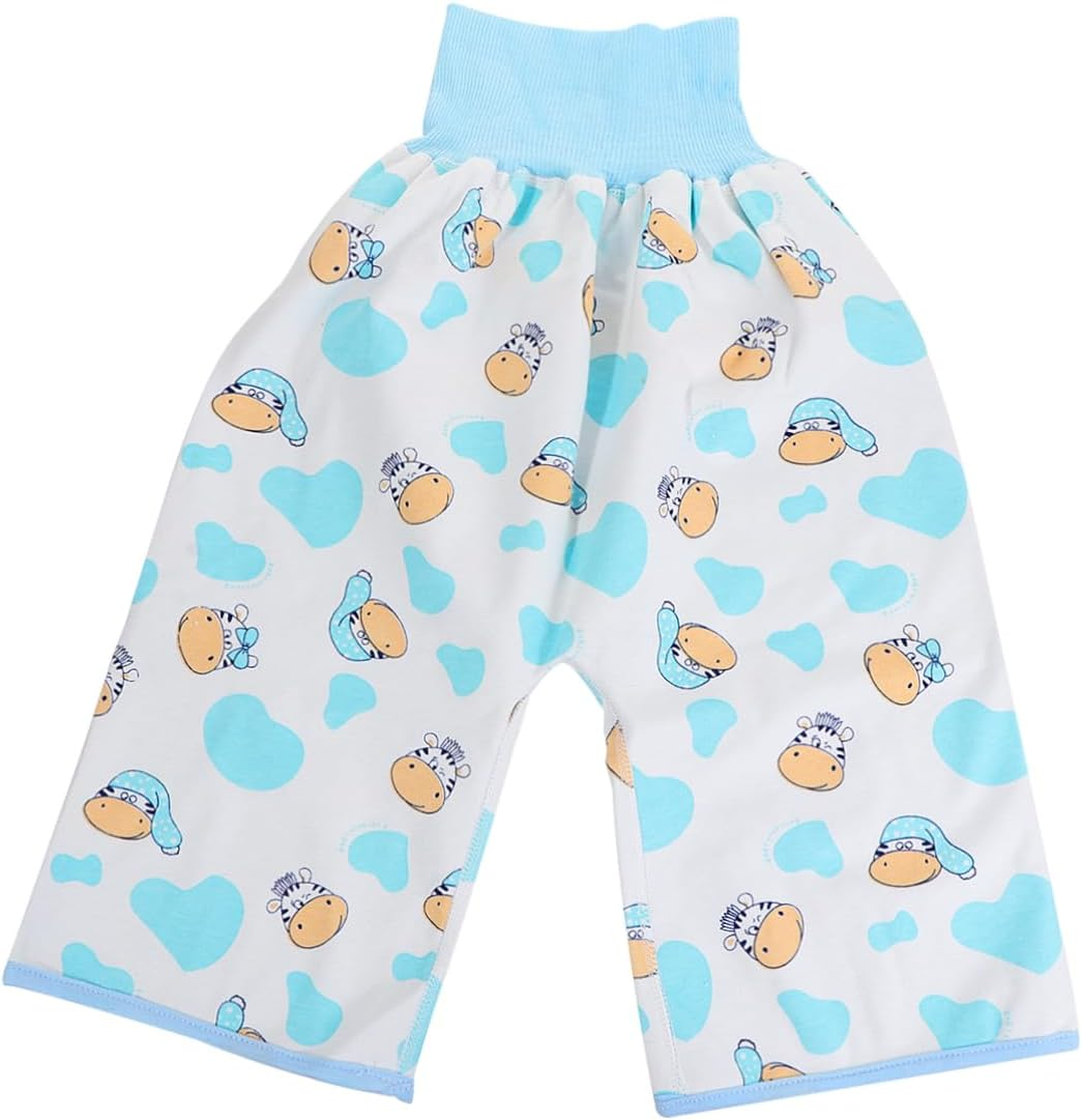 Leakproof Diaper Pants for Boys Girls High Waist Underwear Washable Nappies Cartoon Patterns image number 4