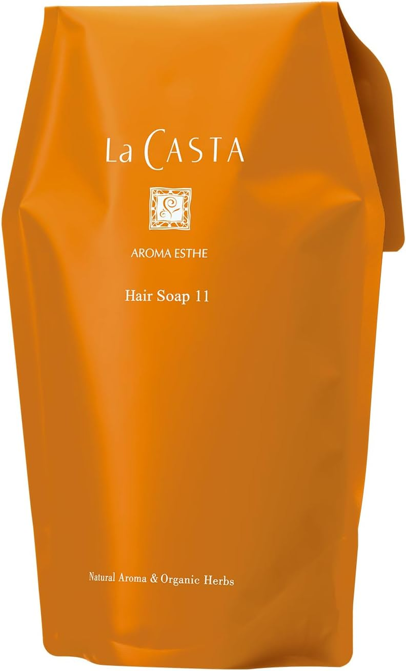 La Casta Aroma Aroma Beauty Hair Soap 11 Refill Shampoo for Cozy, Shiny Hair, Refill, 20.3 Fl Oz (600 Ml) image number 4