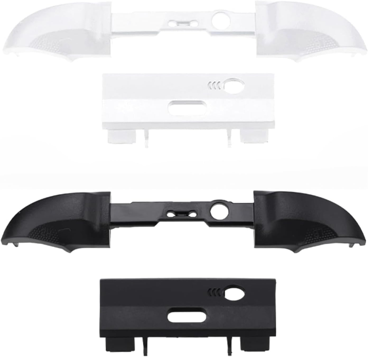 2 Pack Replacement Bumpers for Xbox Series X/S Controller - LB RB Trigger Buttons Compatible with Xbox Series X & S Controllers (Black+White) - Xbox Accessories