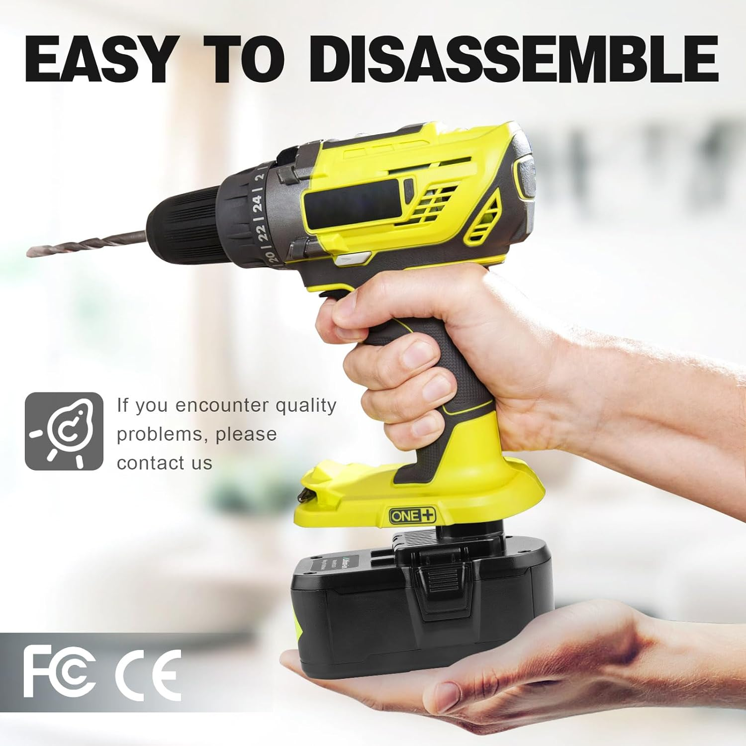 Aryee 2 Pack 5.0Ah 18V Replacement Battery for Ryobi One+ Cordless Tool Lithium P102 P103 P105 P107 P108 P109 BPL-1815 BPL-1820G BPL1820 BPL18151