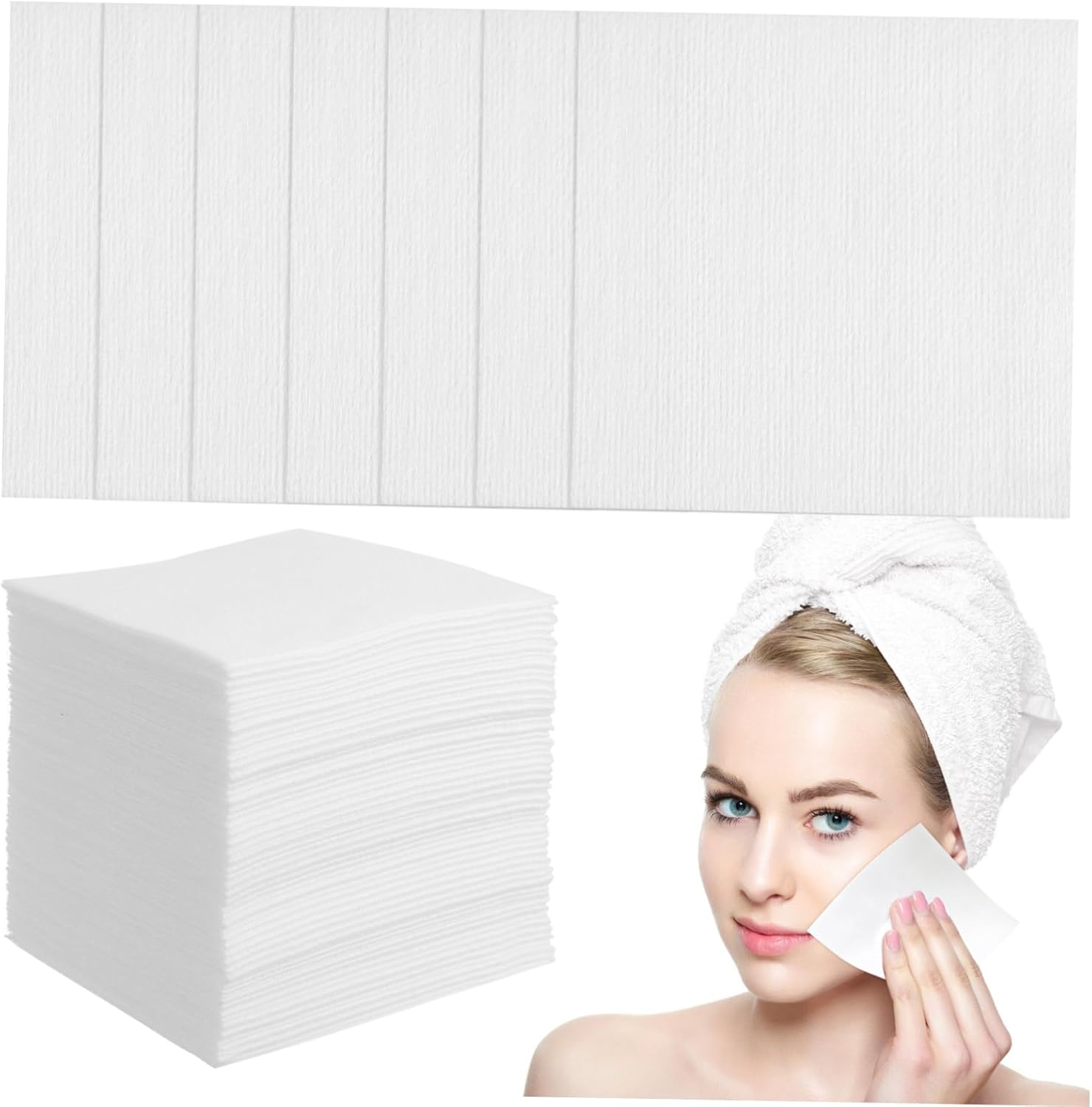 CLISPEED 200Pcs Non Woven Sponge for Care Supplies First Aid Supplies Non Woven Fabrics Extra Soft for Wounds image number 4