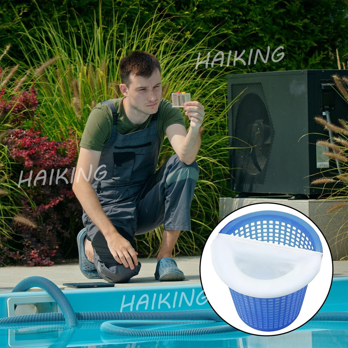 Pool Filter Socks, 20 PCS Ultra Fine Mesh Screen Liner for Cleaning Debris and Leaves (Universal) image number 6