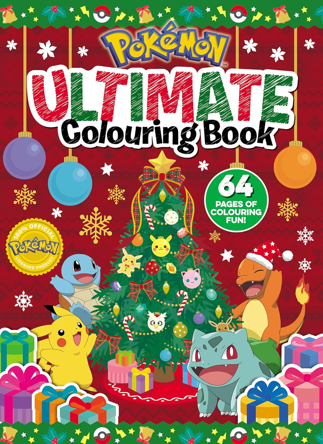 Pokemon Christmas: Ultimate Colouring Book