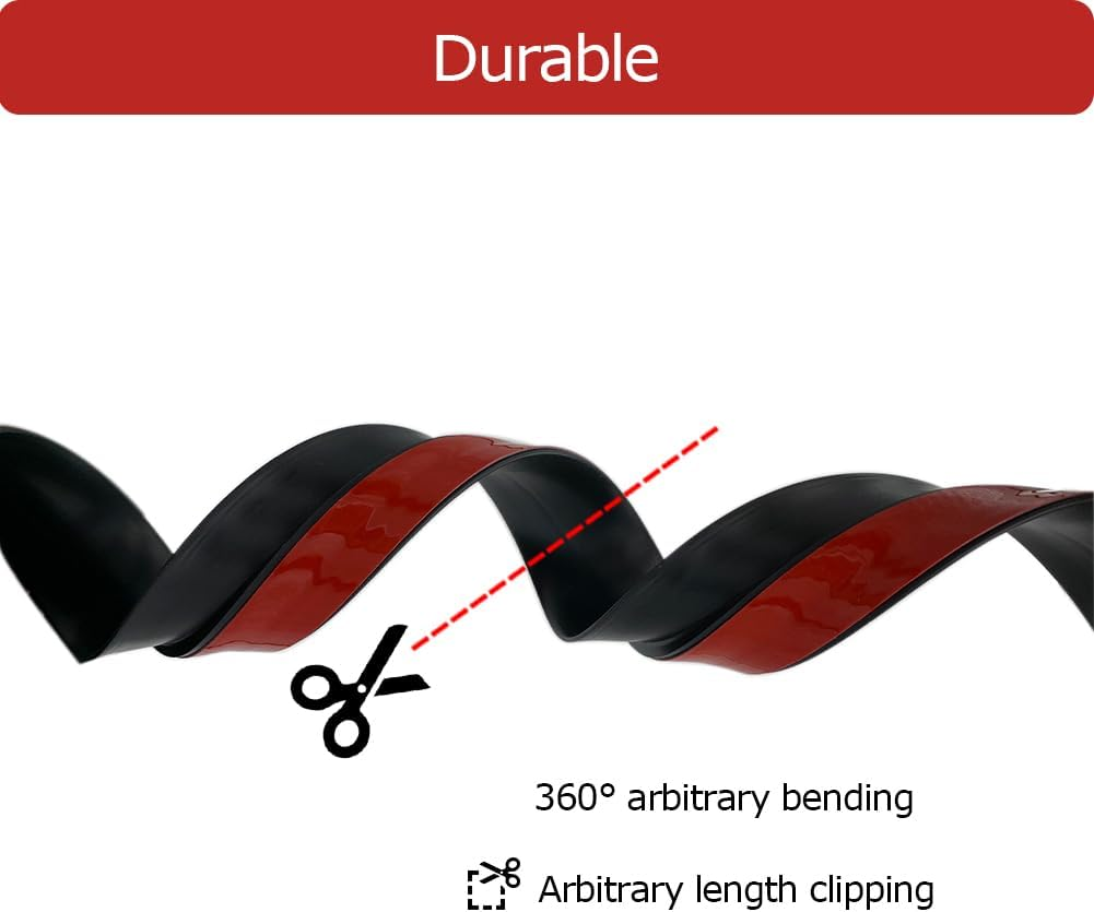 Aroilder Carpet Floor Transition Strip 10Ft, Self-Adhesive Carpet to Tile Transition Edging Trim Suitable for Doorways Threshold, Cover Height within 5Mm &ndash; Black image number 1