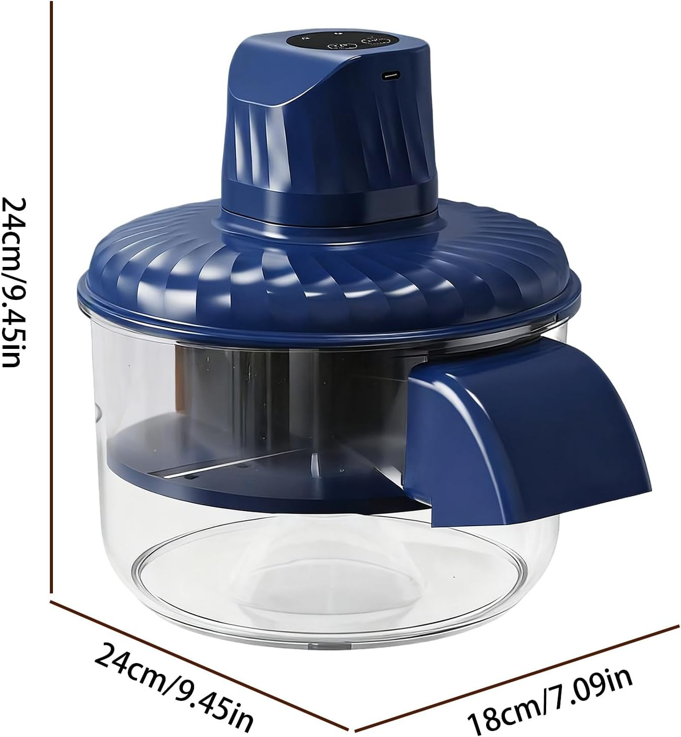 Electric Peeling Machine | Wireless Kitchen Skin Remover,Large Capacity Automatic Electric Garlic Peeler - for Vegetable Fruit Potato Grape Garlic Tomato Cactus Pomegranate image number 2