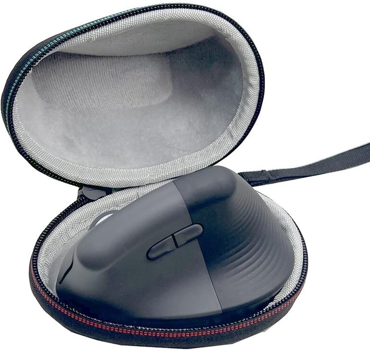 Case for Logitech Lift Vertical Ergonomic Mouse, EVA Hard Shell Travel Case, Portable Mouse Carrying Case Storage Box for Logitech Lift Vertical Ergonomic Mouse, Black Bag Only
