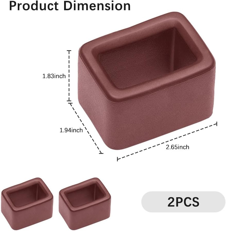 OFBAND 2PCS Seat Belt Buckle Holder and Protector,Silicone Seat Belt Buckle Cover Suitable for Kids,Height Increasing Car Seat Buckle Guard,Universal Car Accessories for Seat Belt Buckles (Red)