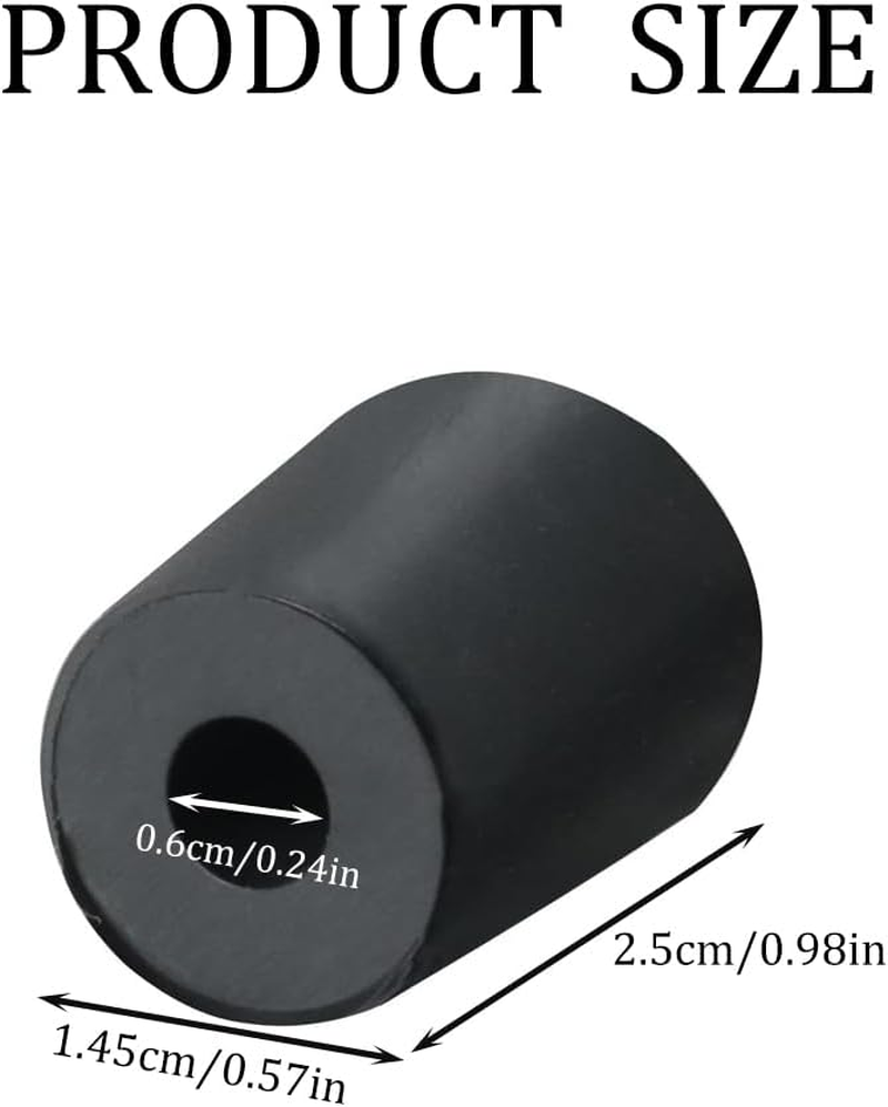 Cello Endpin Stopper Tips, 8-Piece Set, Rubber Anti-Slip Anchor Accessories for Double Bass image number 6