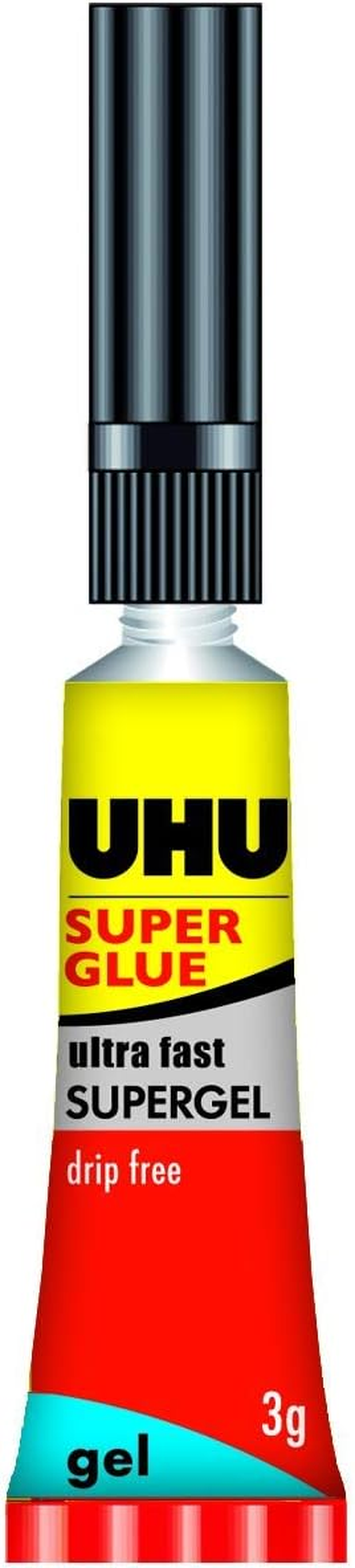 UHU Super Glue Ultra Fast Gel 3Ml, (33-40796)