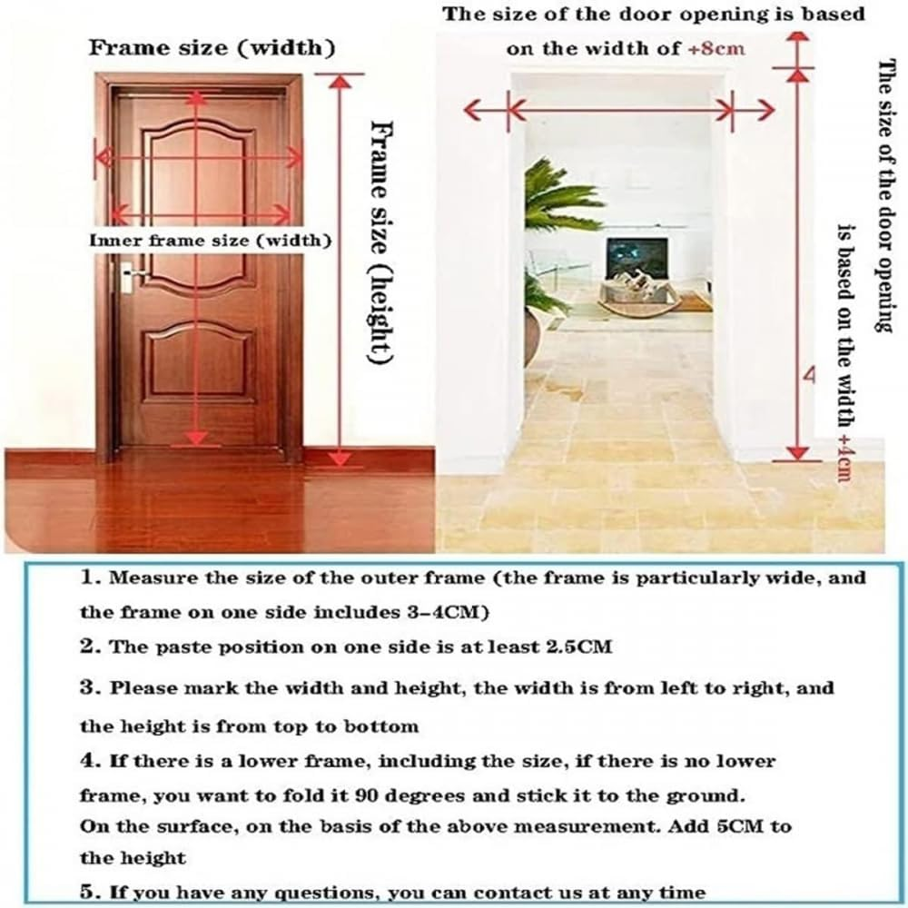 Screen Door Cat Screen Door Fits Door,Reinforced Pet Proof Door Screen,Double Zip Door Screen Mesh for Prevent Cats and Dogs from Escaping.-A||100X220Cm