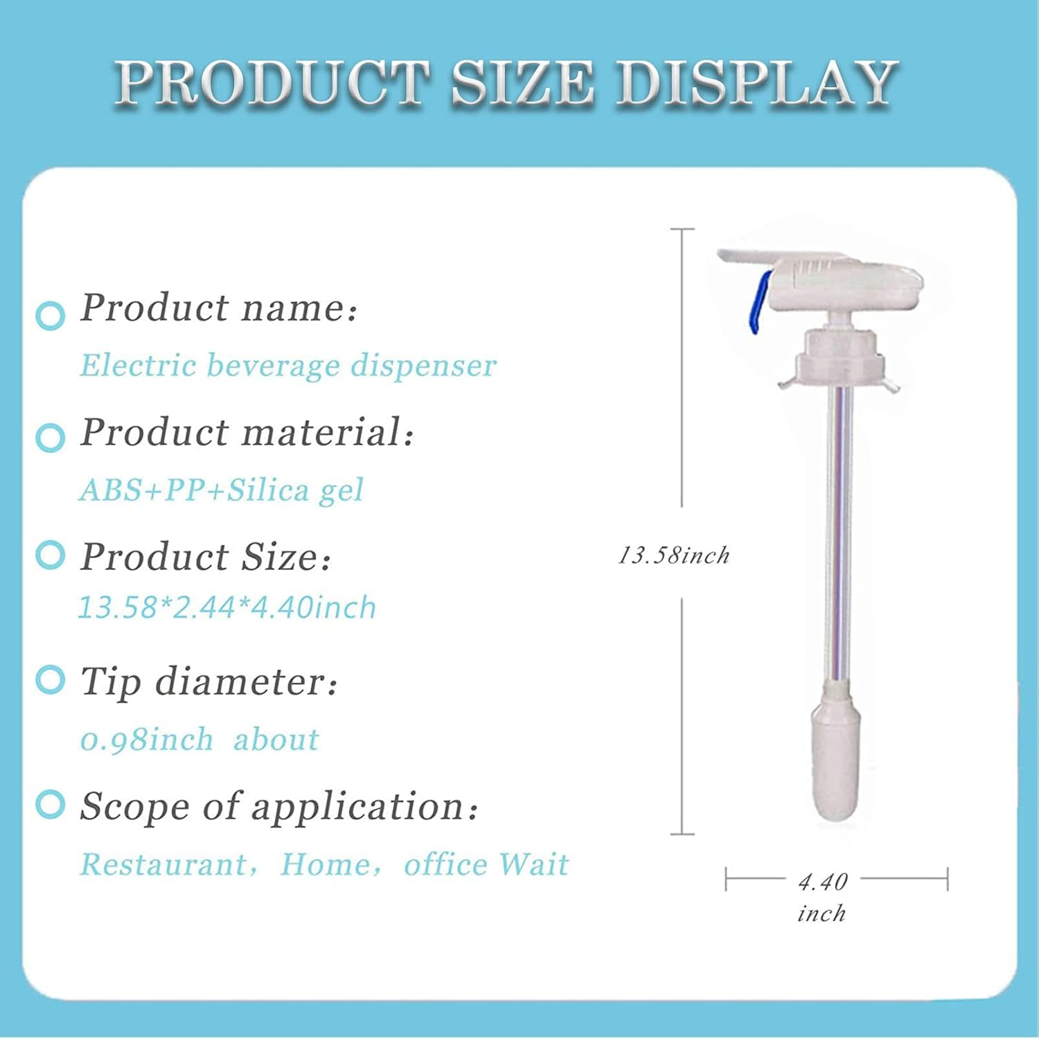 2 Pack Electric Drink Dispenser, Automatic Milk and Beer Tap, One-Handed Operation, Overflow Prevention, for Outdoor and Home Kitchens image number 2