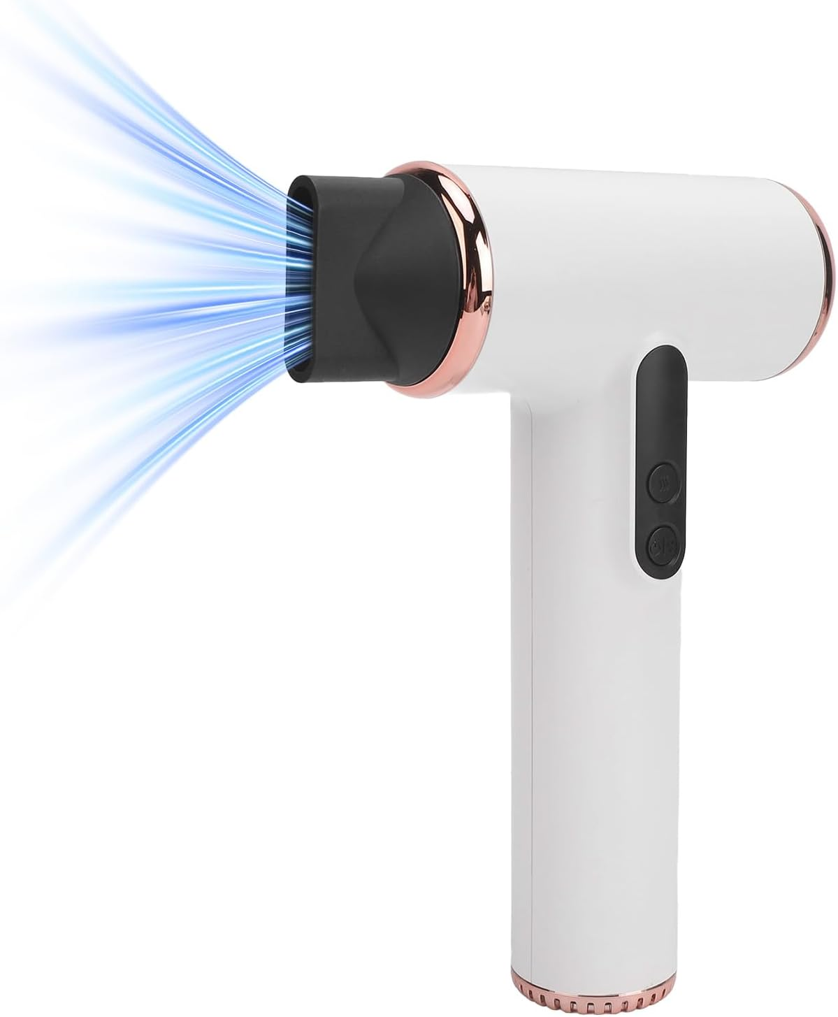 USB Rechargeable Cordless Hair Dryer, Digital Display Screen 3 Gear Wind Temp, 15000Mah Battery, High Power Fast Drying for Student Dormitories, Travelling, Outdoors image number 2