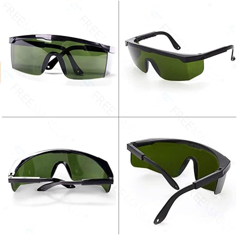 IPL 200Nm-2000Nm Laser Hair Removal and Laser Beauty Laser Safety Glasses for Operator Eye Protection (Green) image number 1