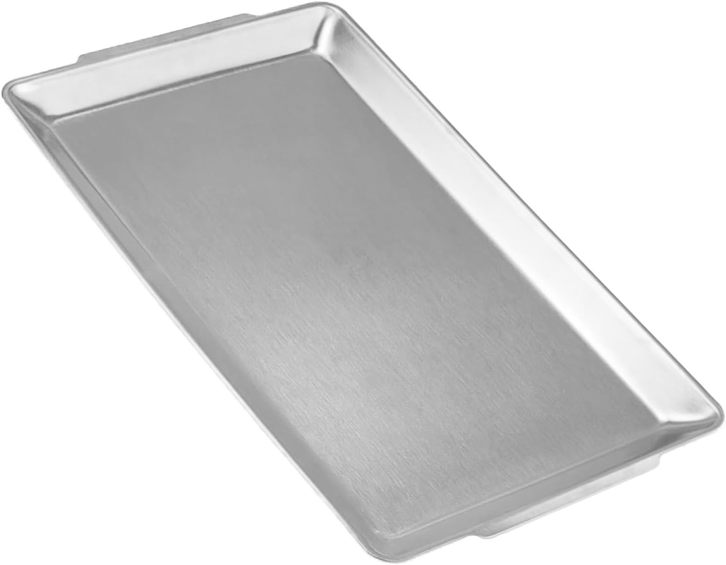 ANQIAHOME 40 X 24 Cm Large Serving Platters, Stainless Steel Heavy-Duty Large Serving Trays, Gold Rectangular Plates for Food, Fruit, Party, Wedding, Christmas, Chip and Scratch Resistant