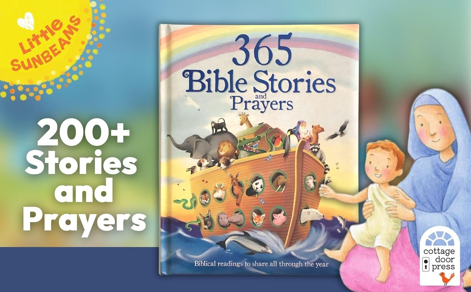 365 Bible Stories and Prayers (Little Sunbeams): Biblical Readings to Share All through the Year image number 6