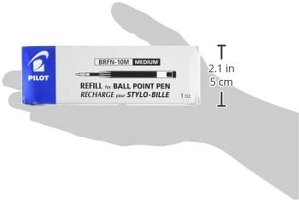 Pilot Medium 1.0Mm Ballpoint Refill for Dr. Grip Advance, Black (BRFN-10M-B) - Pack of 12 image number 3