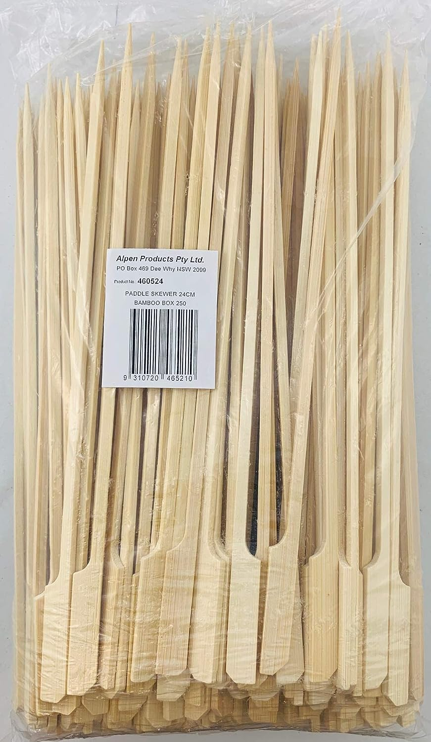 Catering Collection Bamboo Paddle Skewer 24Cm Natural P250