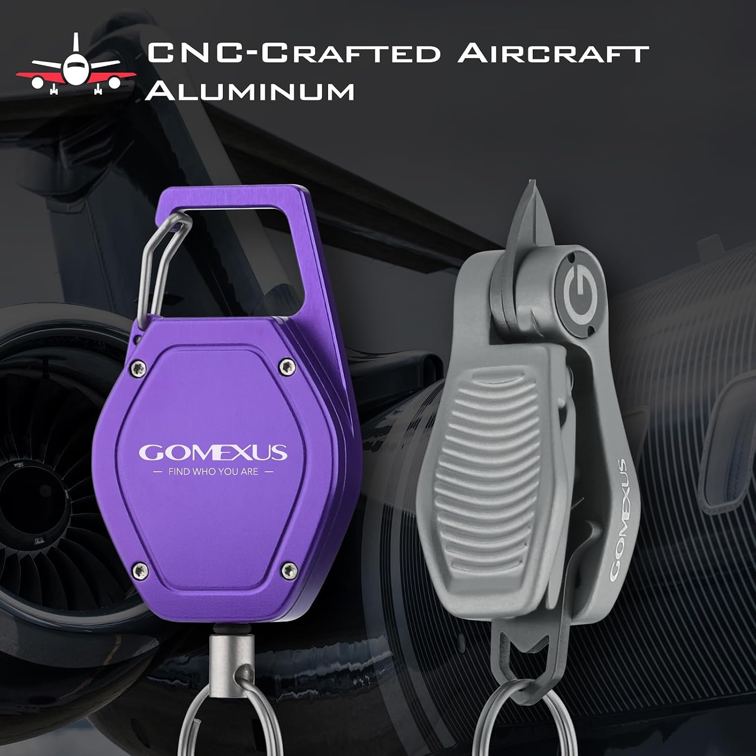 GOMEXUS Fishing Scissors, Sharkbite Fishing Line Cutter with Retractors Fly Fishing Nippers, Fishing Accessories image number 6