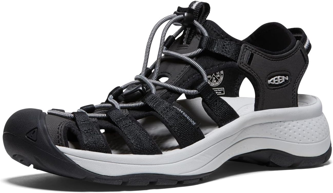 KEEN Women'S Astoria West Sandal, Grey Coral, 8.5 US