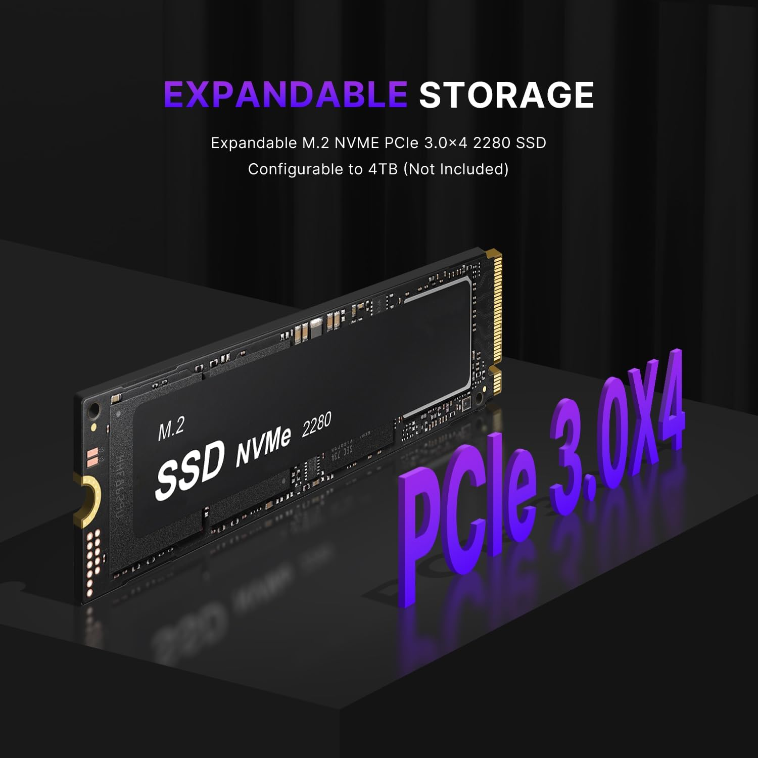 BOSGAME P2NEO Mini PC Intel Core I5 12450H(8C/12T,Turbo 4.4Ghz), 16GB DDR4 3200 Mhz 512GB M.2 Nvme Pcie SSD | Dual RJ45 LAN | HDMI | DP | USB-C (PD 3.0) | Wi-Fi 6 | Bluetooth 5.2 | USB 3.2 | image number 4