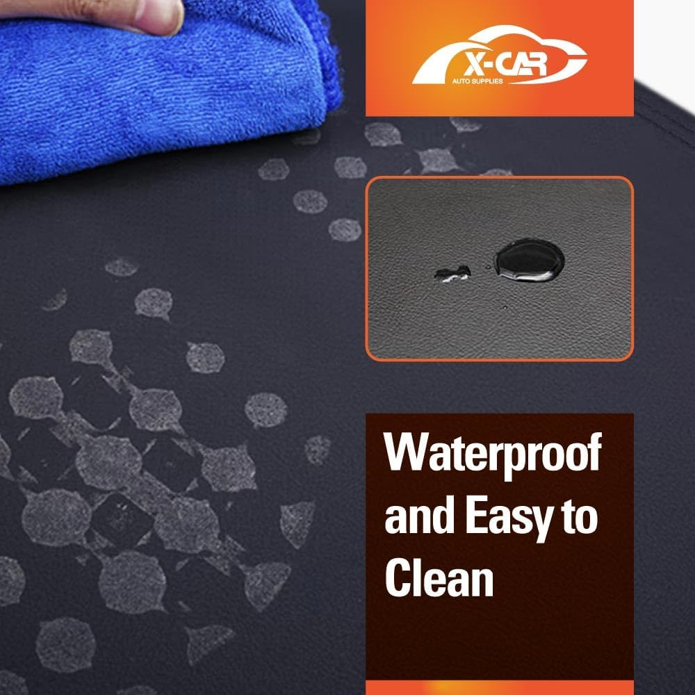 X-Car Luxury 3D Dash Mat Pad Cover Non-Slip for Hyundai Kona 2017-2023 Microfiber Leather image number 1