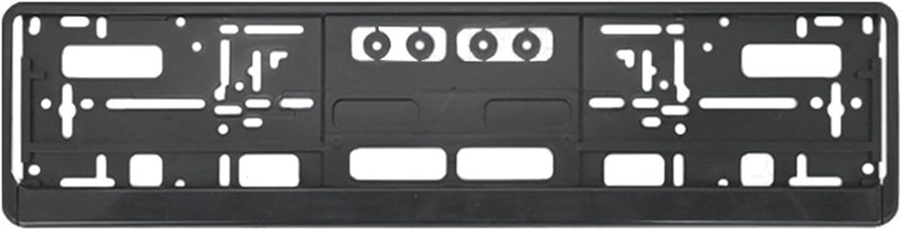 Magideal License Plate Frame Number Plate Holder Universal Car Licence Plate Bracket for Women and Man Sturdy Replacement Premium, Black image number 4