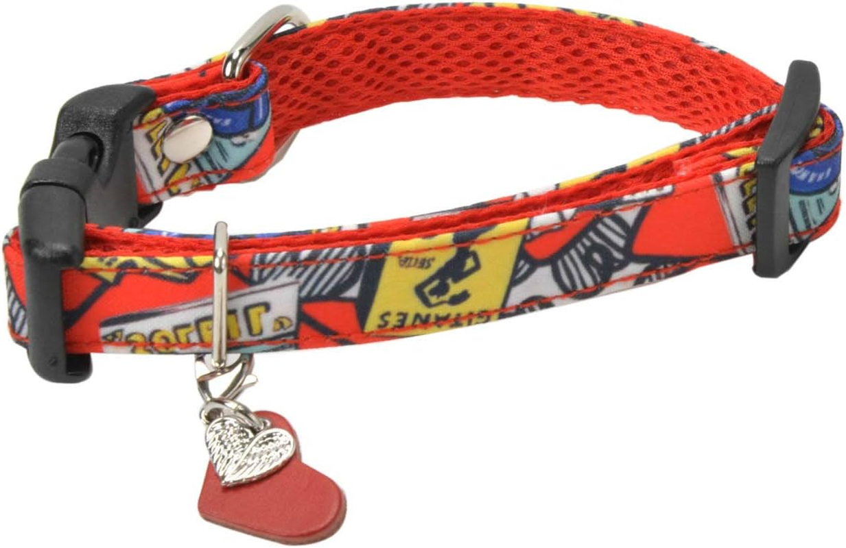 Dog Amo.K 910080-1 American Gala Collar S-RED image number 1