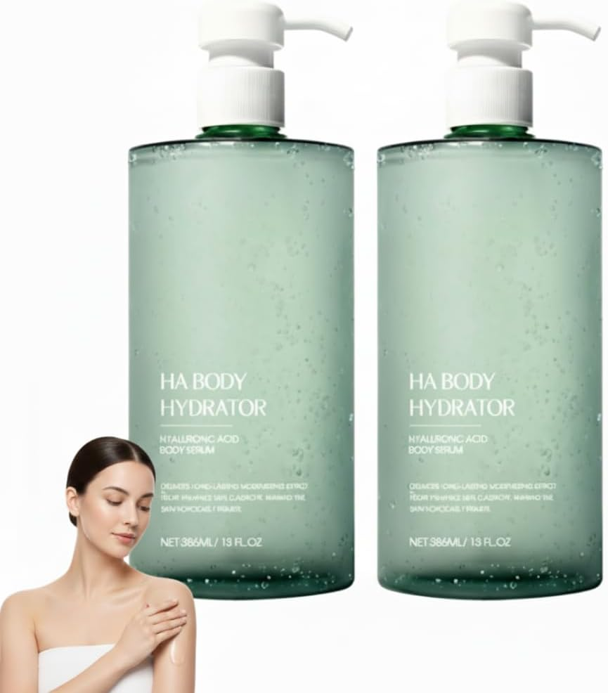 Hyaluronic Acid Body Serum, Refreshing with Nourishes Firming and Elasticity Boosts Body Lotion, Winter Hydrator Body Serum Hyaluronic, Deep Moisturization Lightweight Non-Greasy Body Lotion (1PCS)