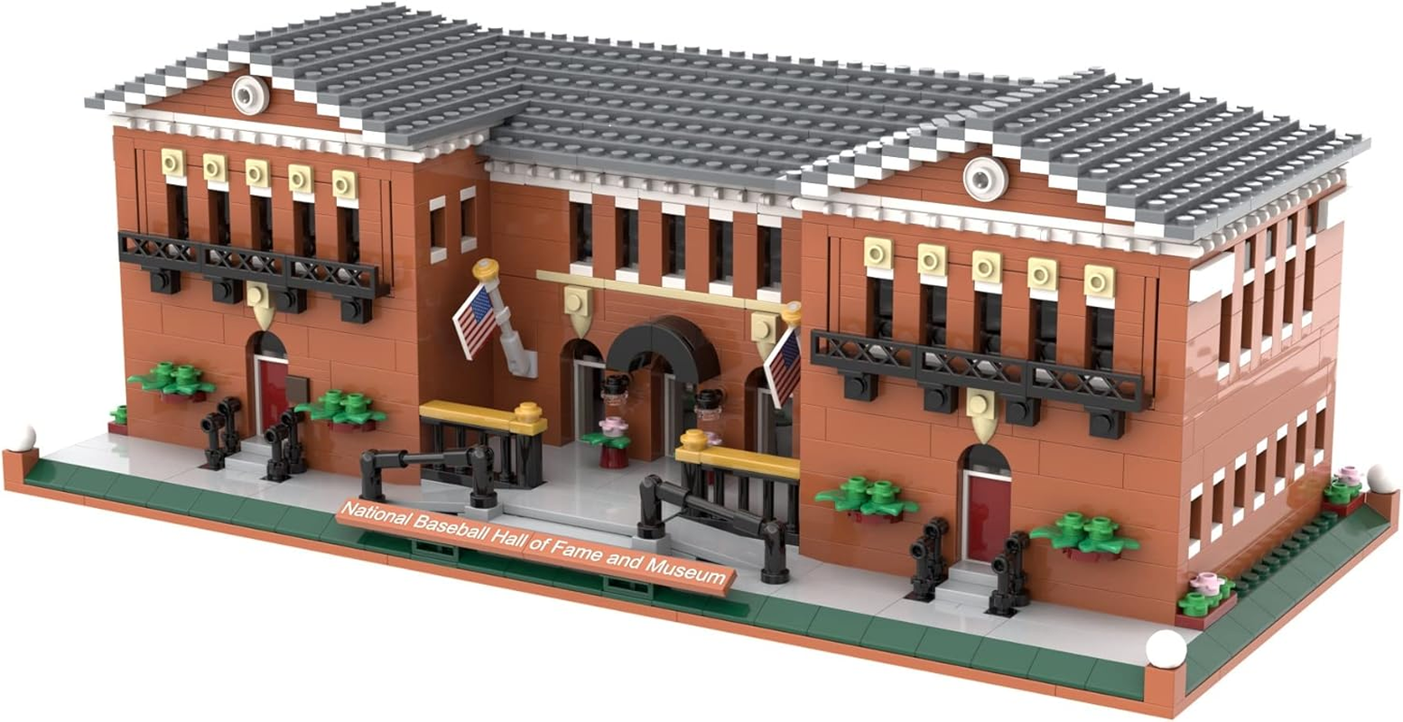 The Atom Brick National Baseball Hall of Fame and Museum Building Set image number 4